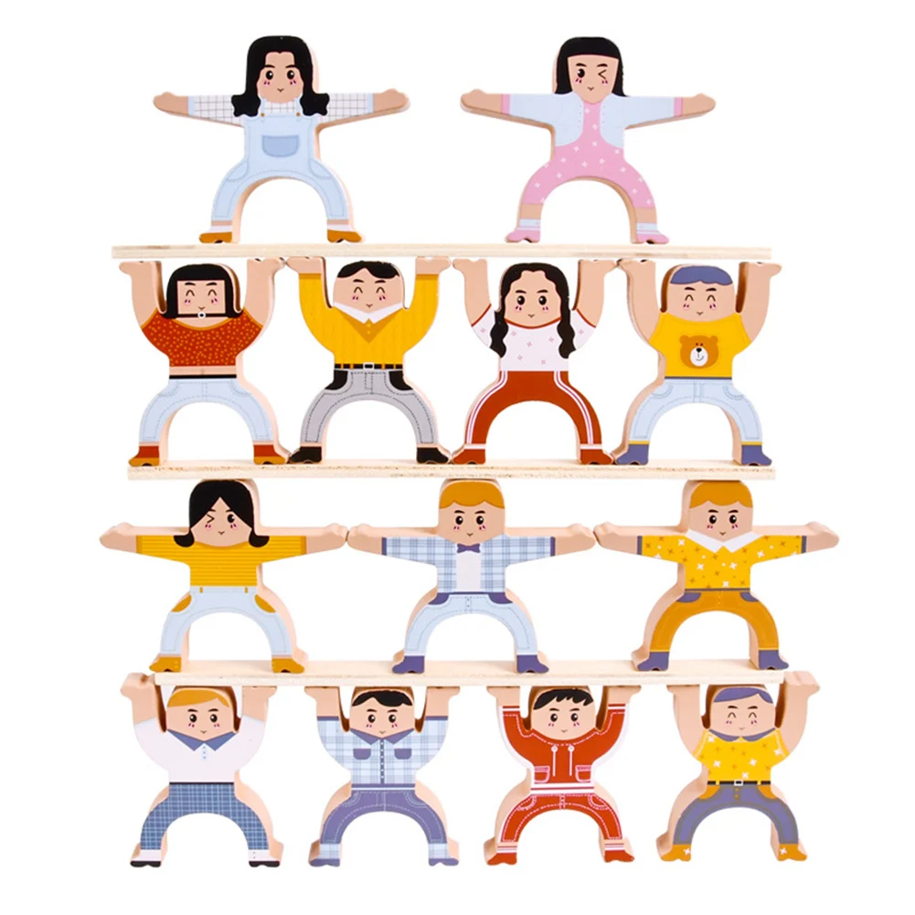 

Children Balance Stacking Acrobatic Building Block Parent Kid Interaction Intelligent Development Educational Toy