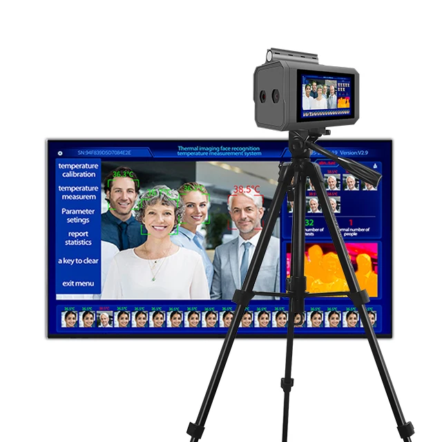 

High quality face recognition camera thermal facial face recognition temperature detection ai camera face recognition cctv