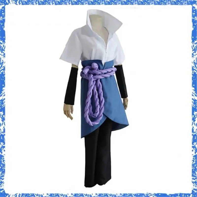 

Cosplay Uzumaki costume Uchiha Sasuke Third Fourth Generation Kimono Full Set Halloween Carnival Performance Party Colthing