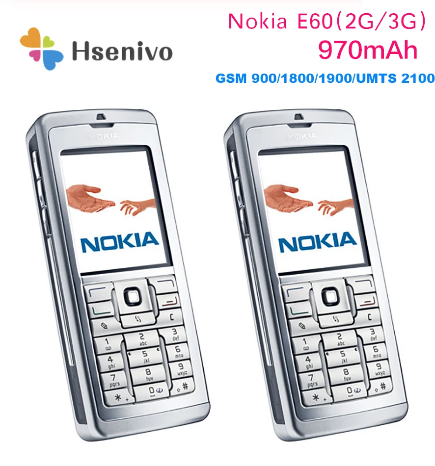 nokia e60 refurbished original e60 mobile phone unlocked original phone gsm cell phone triband 3g mobile phone free shipping free global shipping