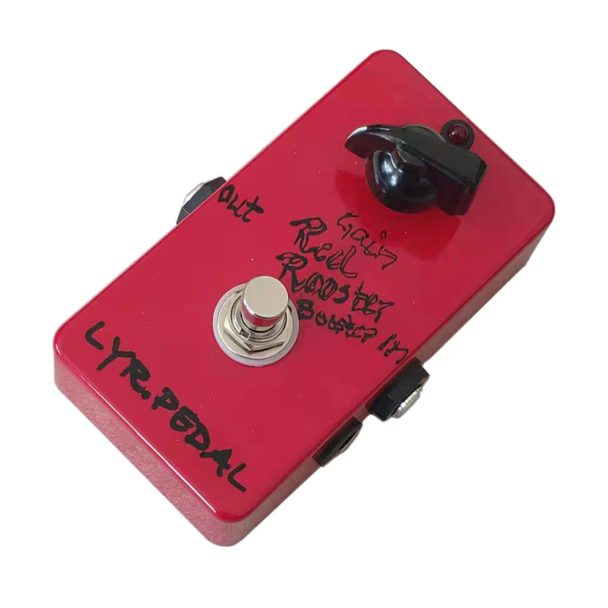 LYR PEDALS（LY-ROCK）,Guitar Booster effect pedal,Booster pedal,electric guitar classic effector pedal,Glamour red,True bypass enlarge