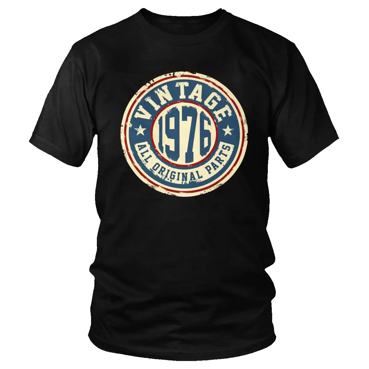 Винтажные 1976 все оригинальные запчасти футболка для мужчин рожденных в 44th День
