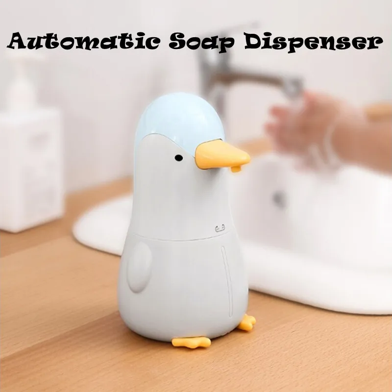 

Cute Penguin Touchless Dispenser Pump For Kitchen Bathroom Simple way Foam Generator Hands Free Automatic Liquid Soap Dispensers