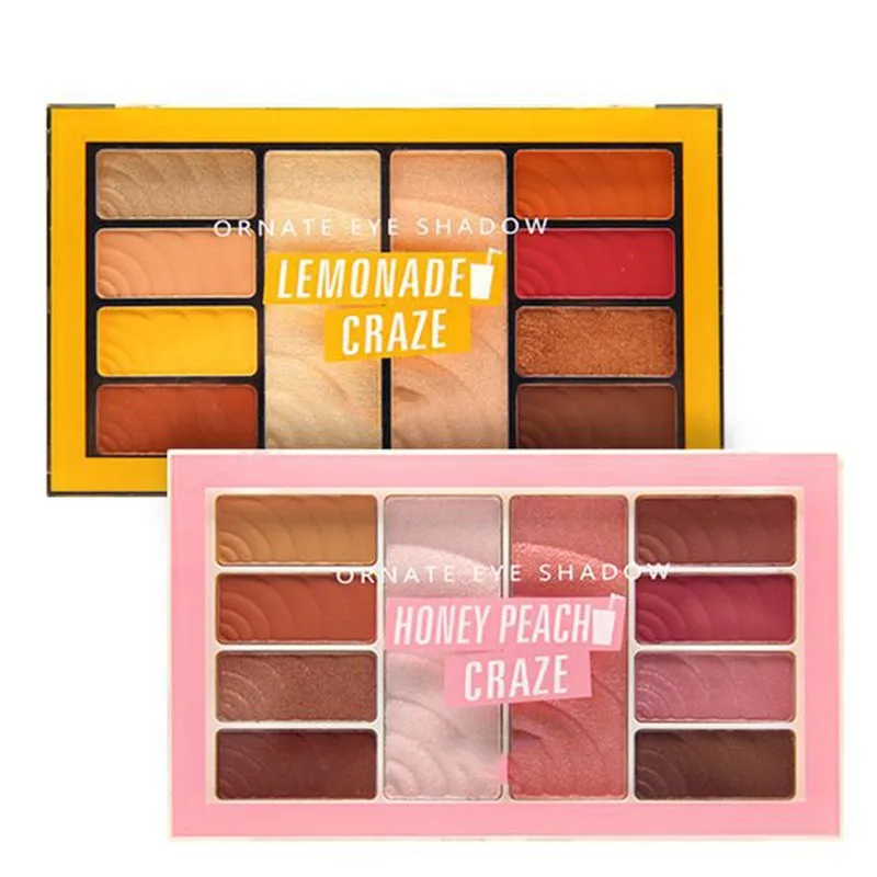 Красивая глазурованная палитра для макияжа 10 цветов матовая Мерцающая блестящая