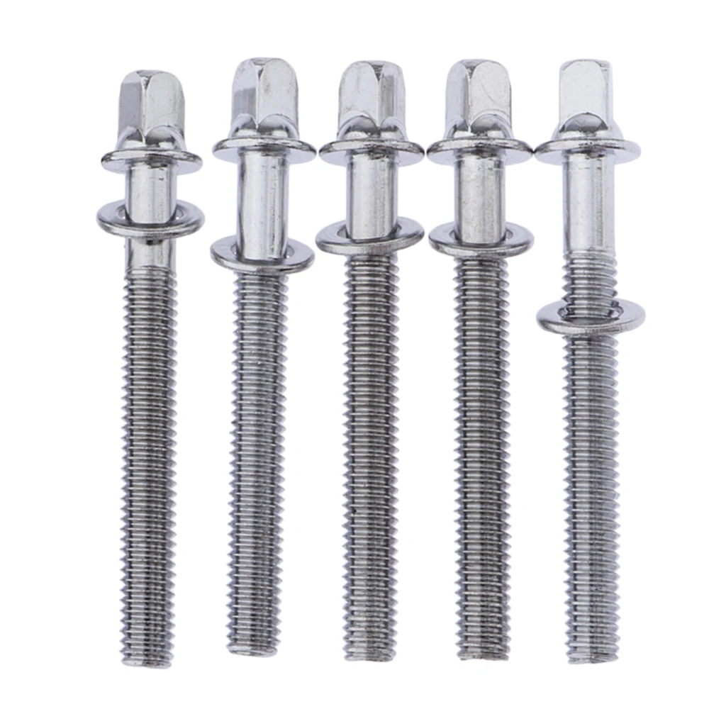

5pcs NEW 45/55/65/75mm Drum Tension Rods For Tom Drum Build Accs