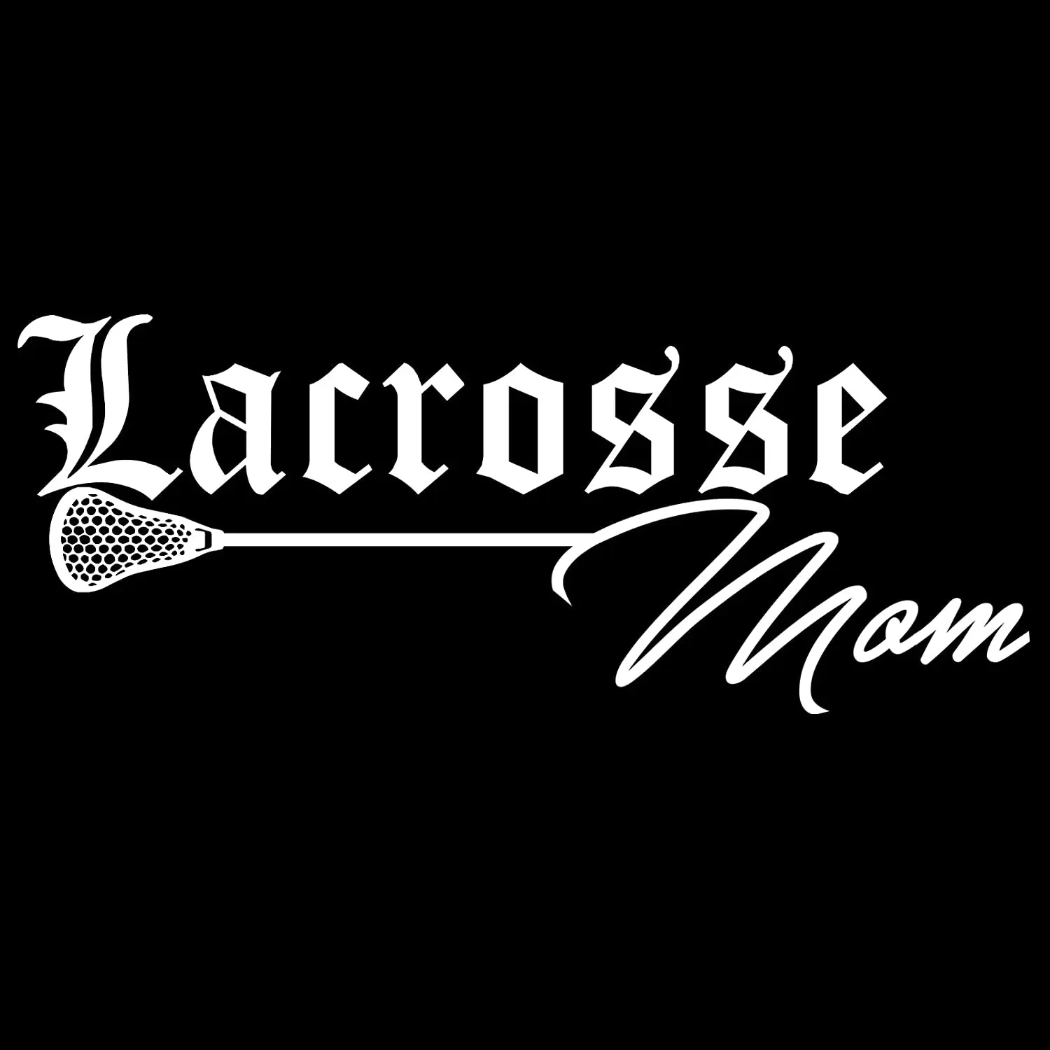

Lacrosse Mom Sports Vinyl Personality Car Sticker Cover Scratches Waterproof Car Window Body Decorative Stickers Accessories