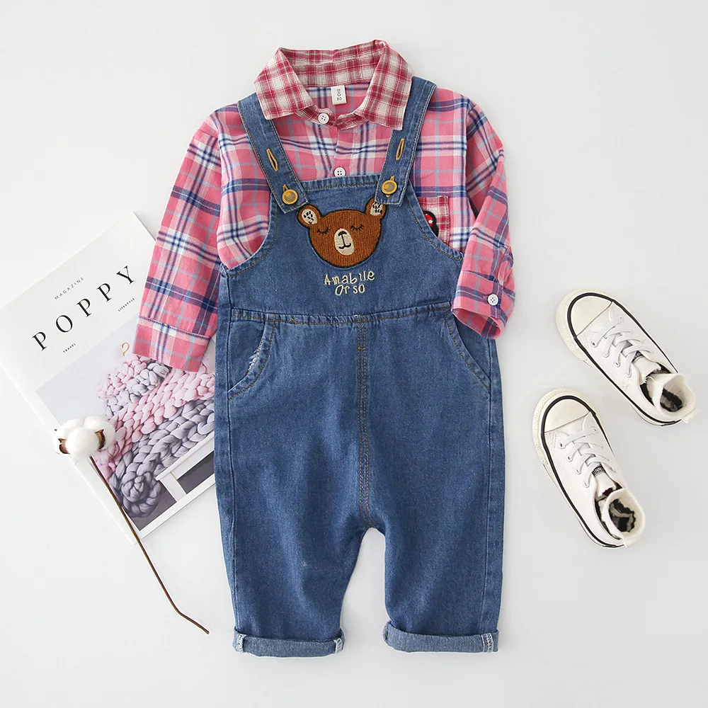 Новые осенние длинные брюки 2019 г. Джинсы для маленьких мальчиков и девочек штаны