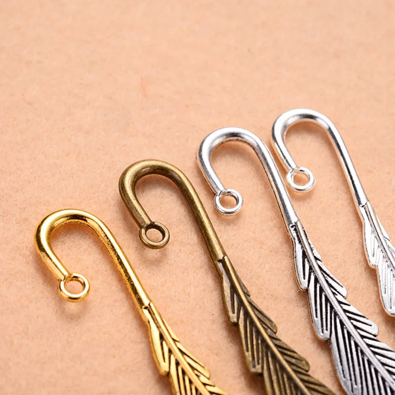 Винтажные металлические маркеры в форме пера 10 шт. |