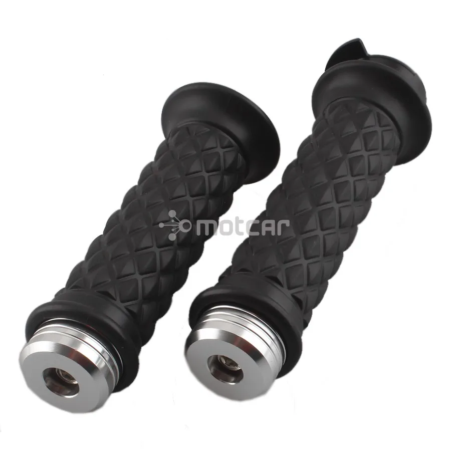 Заглушки для бара + винтажная рукоятка на руль 7/8 '' 22 мм коричневый с открытым