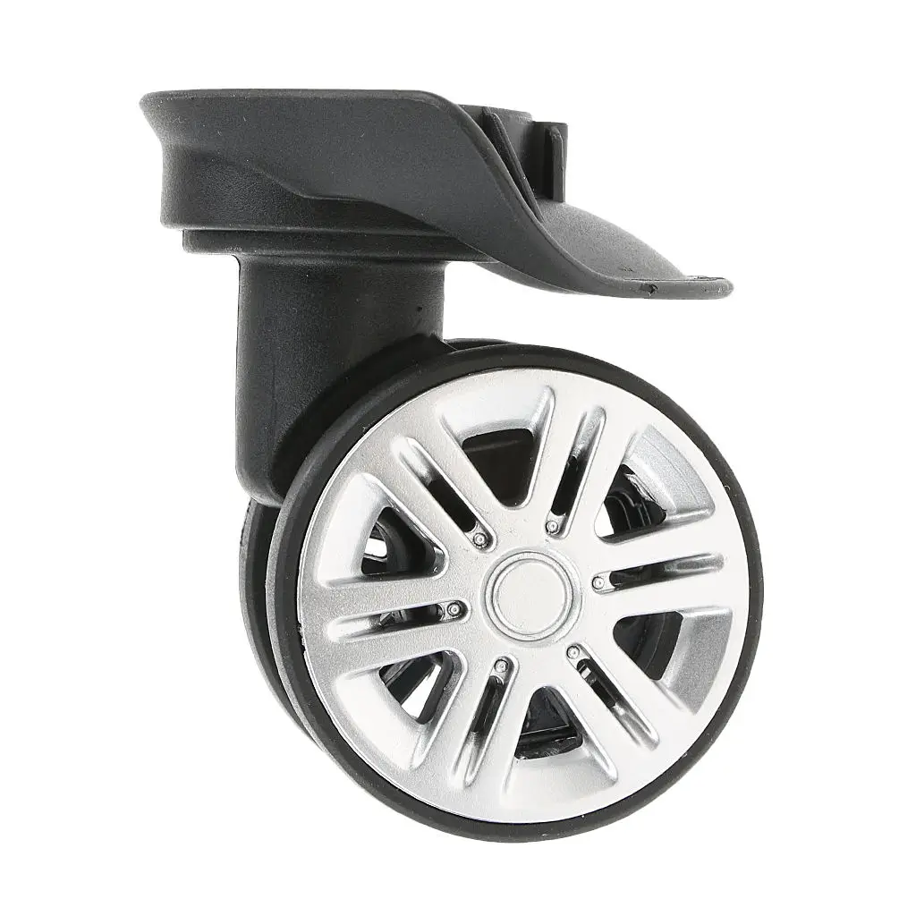 

1Pair Replacement Luggage Replacement Part Casters 360 Swivel Travel Bags