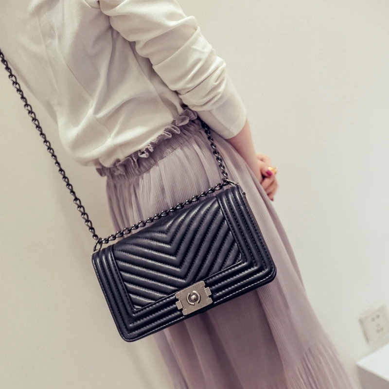 Дизайнерские Роскошные сумочки Брендовые женские модные сумки на цепочке через