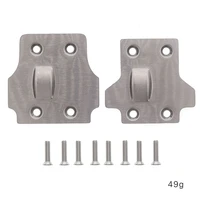 front rear skid plate set stainless steel chassis guard for 18 blx arrma kraton senton outcast talion rc car modification kits