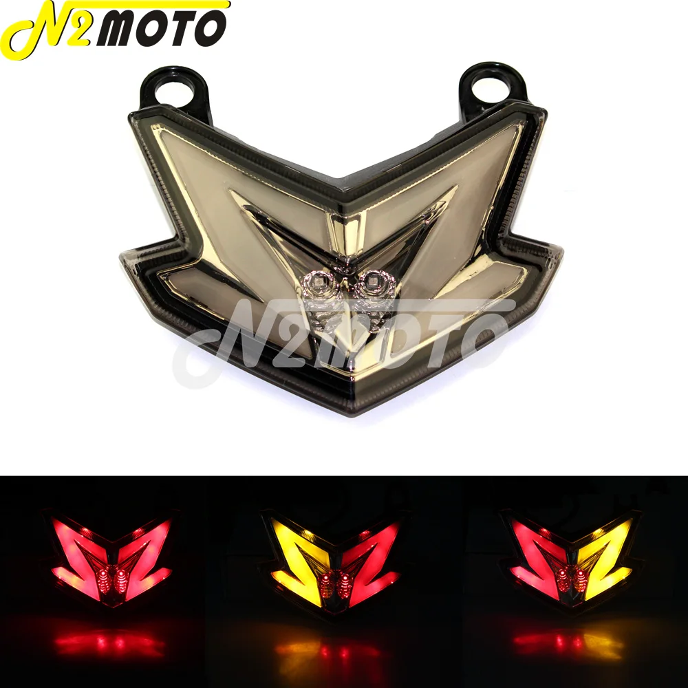 Светодиодный задний фонарь для мотоцикла стоп-сигнал Kawasaki Z800 Ninja ZX6R ZX-6R 636 Z125 2013-2017