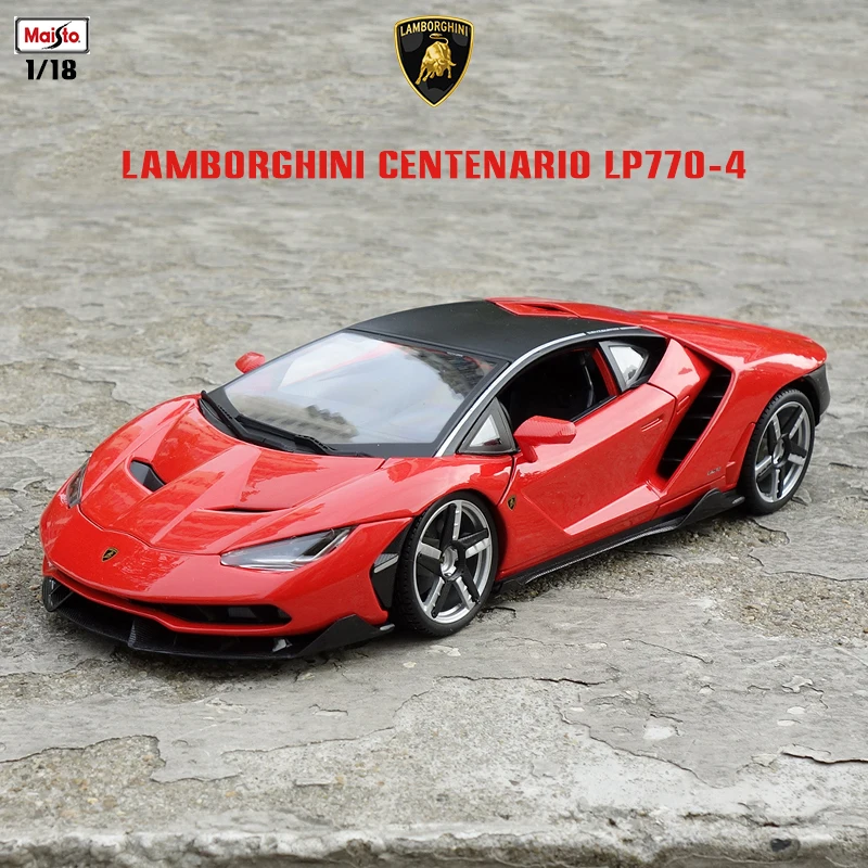 

Maisto 1:18 Hot Style Lamborghini LP770-4 Alloy Car Model Simulation Decoration Collection Gift Toy Die Casting Model Boy Toy