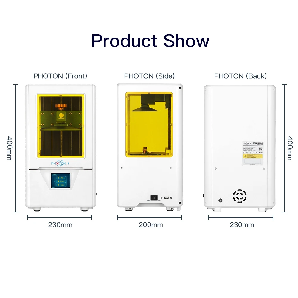 Anycubic Photon-S Смола 3d принтер размера плюс SLA/lcd Высокоточный светильник-отверждение Impresora 3d комплекты 3d принтер обновление