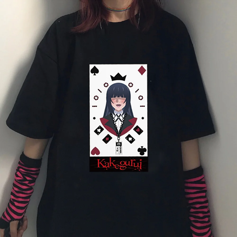 

Unisex T-shirt Kakegurui T Shirt Short Sleeve Harajuku Tees Hip Hop Clothes