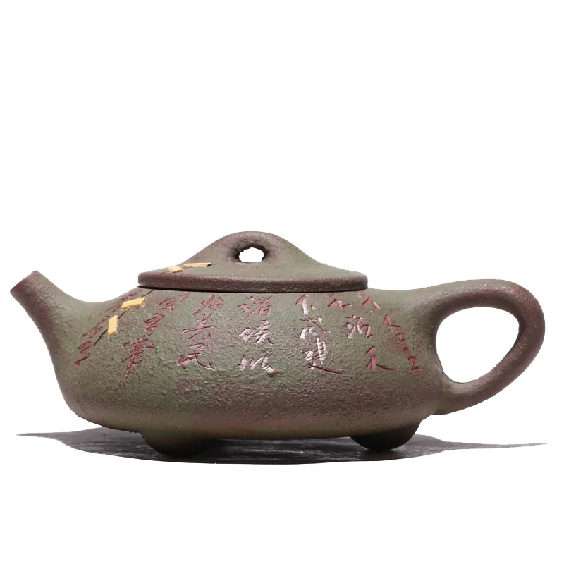 

Yixing famous mine Dahongpao purple clay teapot pure handmade household teapot Kung Fu tea set ancient shipao teapot