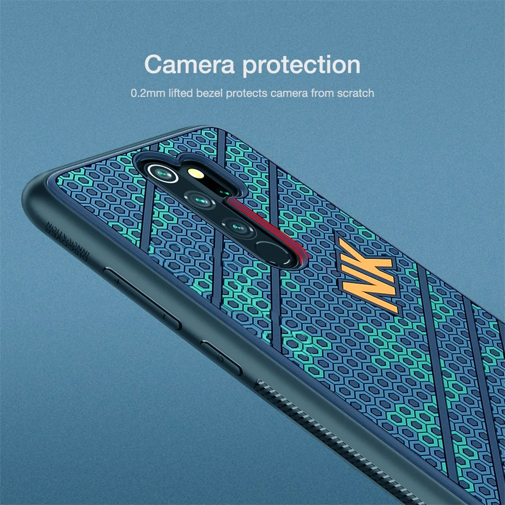 Чехол для Xiaomi Redmi Note 8 Pro, чехол NILLKIN Striker, чехол, 3D текстура, ТПУ, силиконовая Мягкая задняя крышка для Xiaomi Redmi Note8