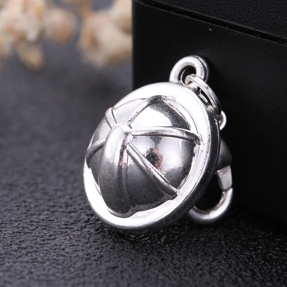 Skyrim 5 шт. посеребренные 3D пожарный шлем полированные шармы с застежкой-лобстером