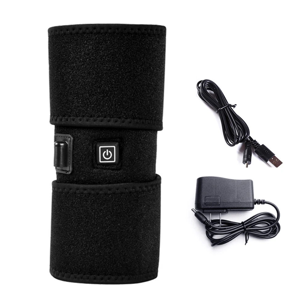 

Winter Heated Knee Brace Wrap Knee Support Portable Infrared Knee Protector Warm Heating Pad for Pain Relief US Plug