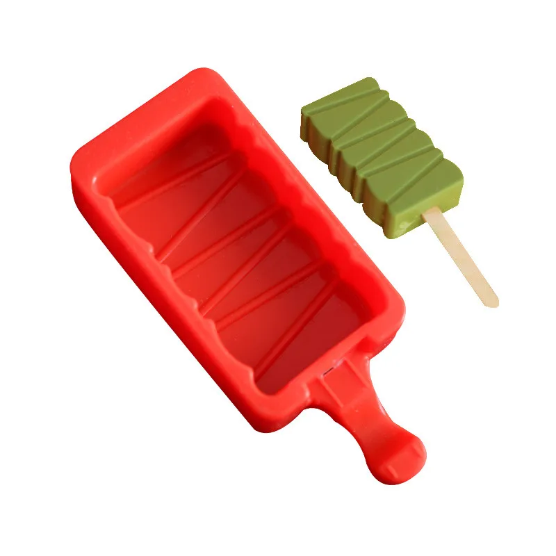 

Silicone Ice Cream Mold DIY Homemade Popsicle Molds Freezer Juice Ice Cube Tray Popsicle Ice Cream Maker Mould with Sticks
