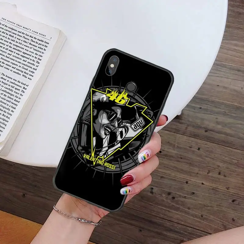 

Rossi Motorcycle Racing Phone Case For Xiaomi Redmi 7 9t 9se k20 mi8 max3 lite 9 note 8 9s 10 pro Soft Silicone Shell Cover