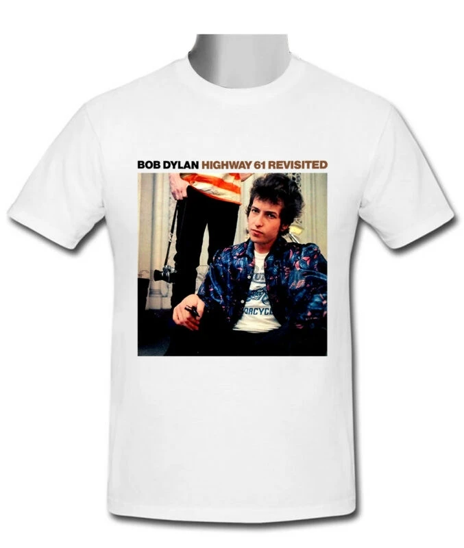 

Bob Dylan Highway 61 Revisited Rock Band White Men T-shirt size S-2XL