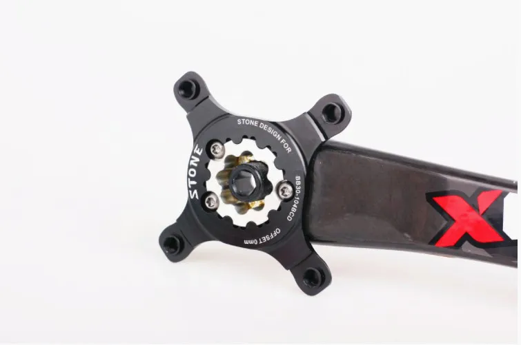 Каменная цепь паук для sram BB30 до 104 BCD адаптер конвертер XX1 Орел X01 X9 X0 104BCD узкий n широкий зуб 0 мм смещение MTB