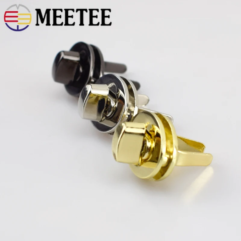 5/10 шт. Закрученные замки для сумки металлическая застежка сумочки пряжки ручной