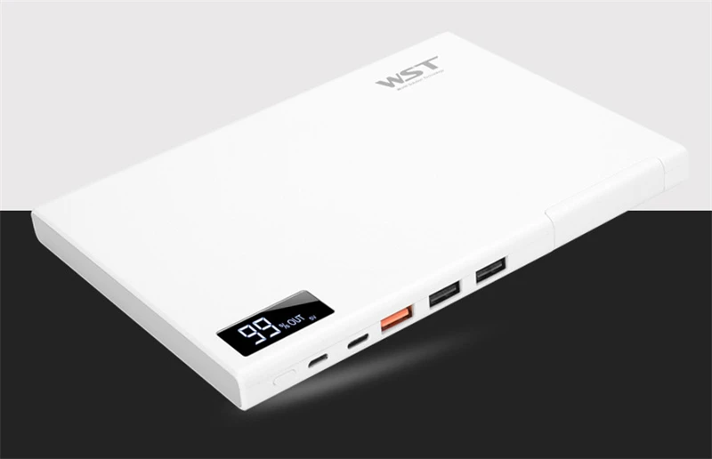 Высокая емкость 30000 мАч Внешний аккумулятор 3 порта USB внешний аккумулятор для мобильного телефона планшета ноутбука QC3.0 быстрое зарядное устройство супер тонкий повербанк