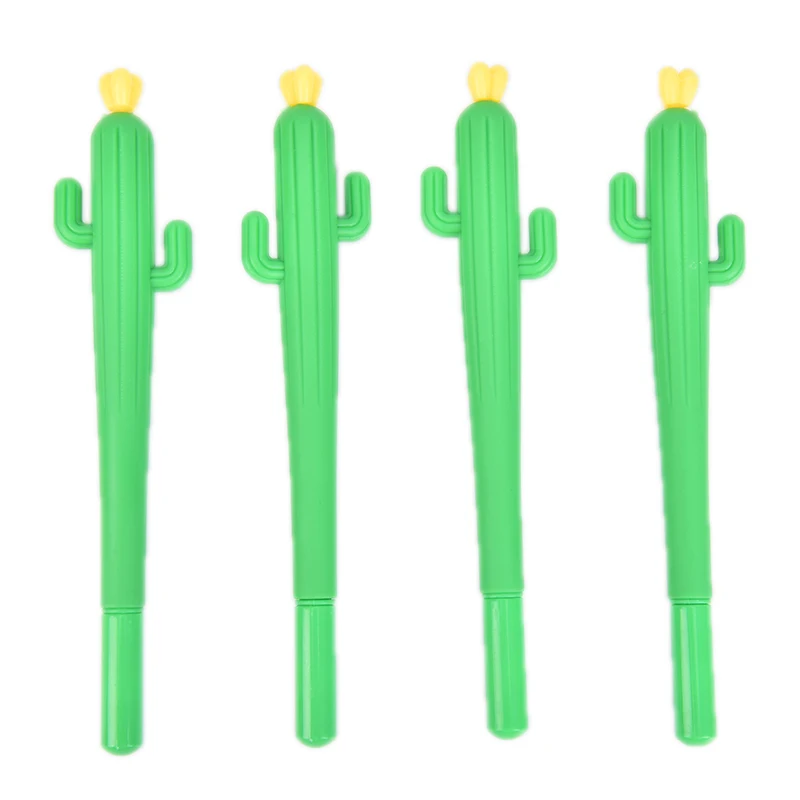 

1pc Cactus Gel Pens Novelty Green Plants Neutral Pens Cute Pens For School Supplies Writing Gifts Korean Stationery Kawaii Pens
