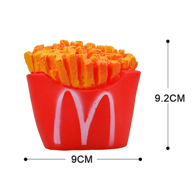 Обучение собака игрушка писк моделирование картофеля-фри Форма чистки зубов