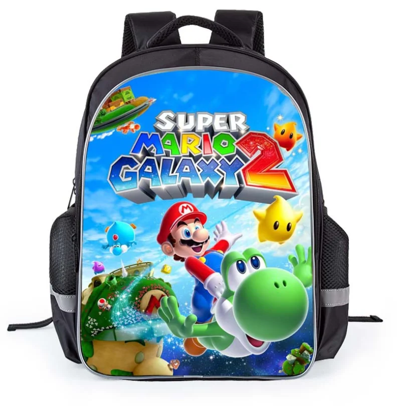 Школьная сумка с принтом Супер Марио для детей Школьные сумки девочек и