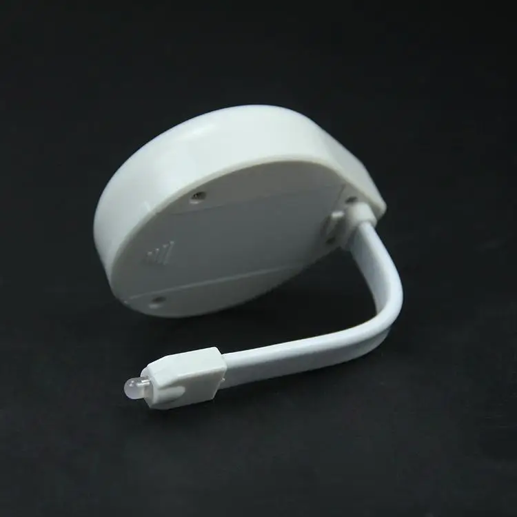 Светильник для унитаза светодиодный с датчиком движения 8 цветов питанием от