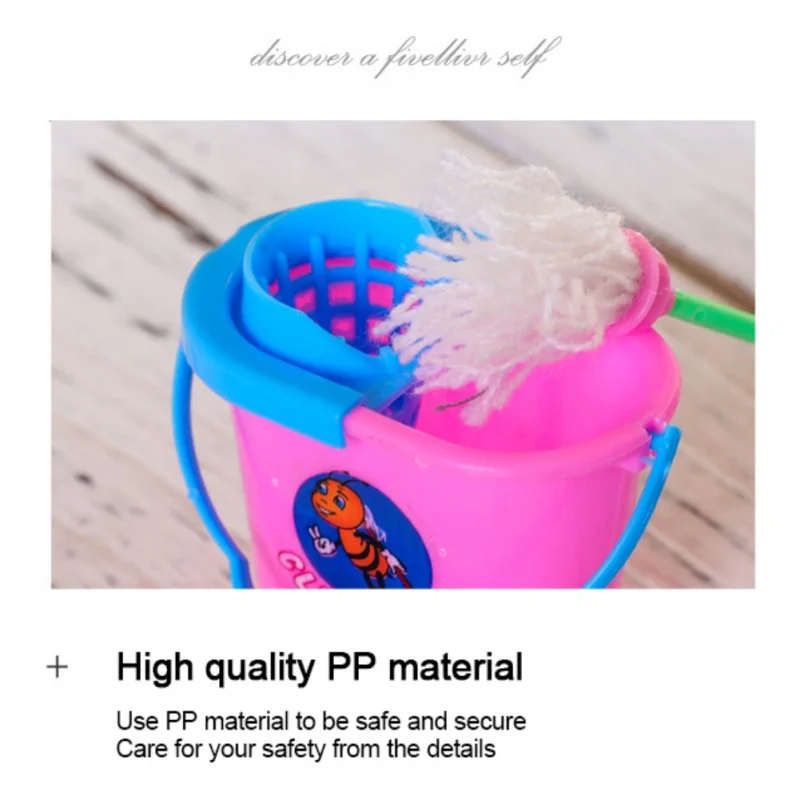 

Doll Cleaning Kit Sets Toys Educational Interactive Toys Kids 9pcs/set Small Tool Accessories Cleaning Tool Role-play Toy
