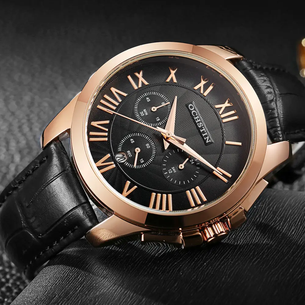 

OCHSTIN059B Multifunctional Calendar Quartz watch Men's watch Water Men's watch