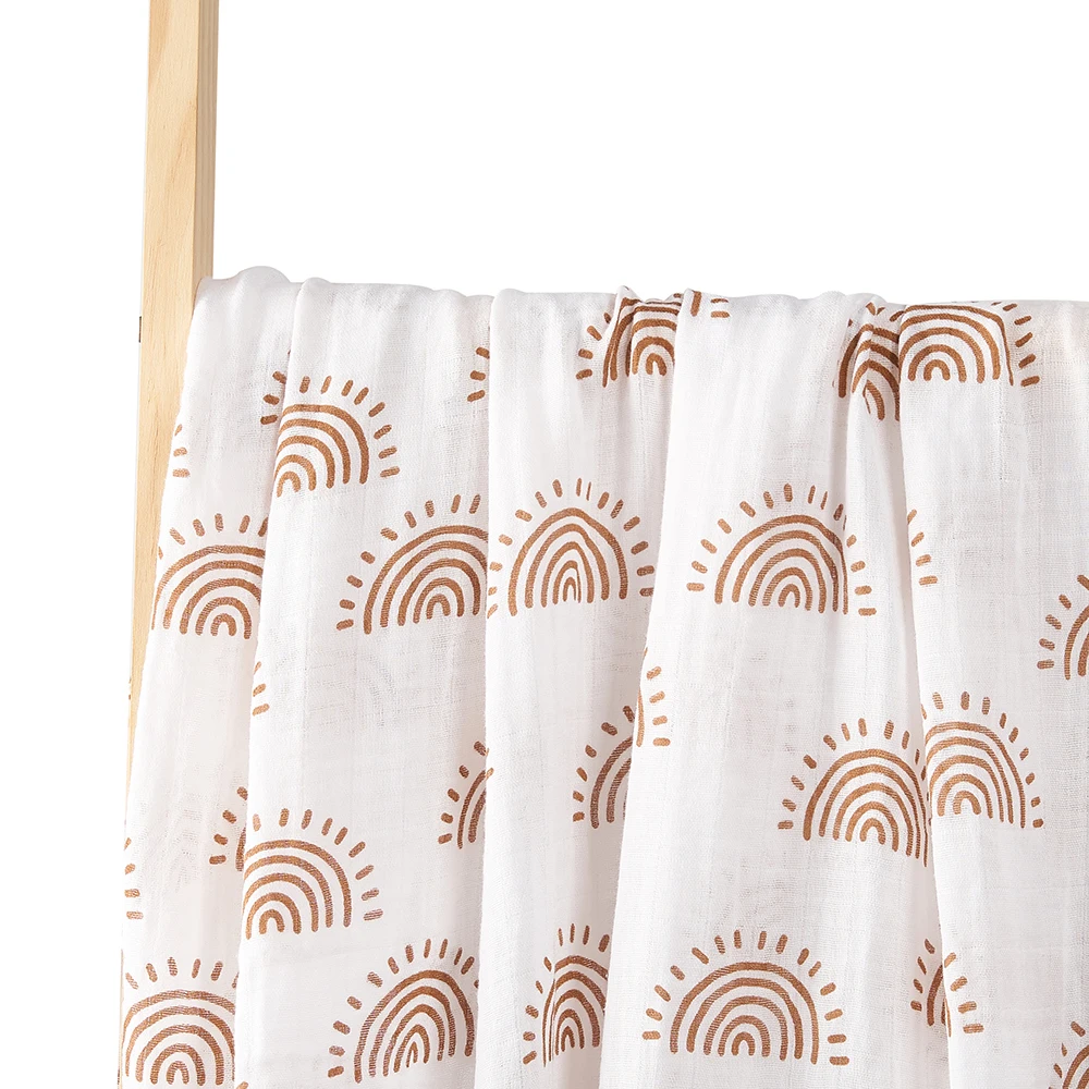 Kangobaby #My Soft Life# All Season Newborn Muslin Swaddle Blanket Baby Stroller Cover 100% Cotton Infant Quilt