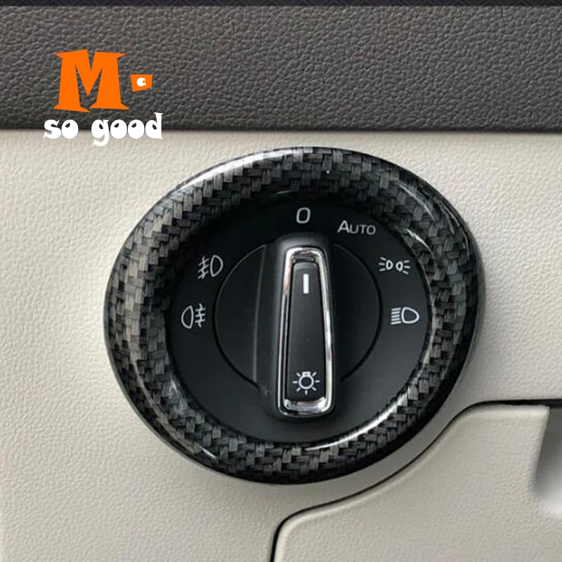 Для Skoda Superb Автомобильные фары Регулировка крышка переключателя отделка ABS
