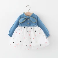 2021 autumn baby dress for girls princess party tulle toddler dresses infant clothing newborn party birthday tutu dress vestidos