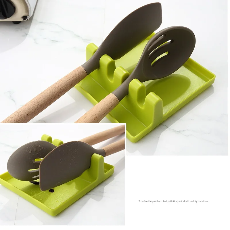 1Pcs Kitchen multi-function Silicone Storage Rack Spoon Racks Spatula Mats Tableware Non-slip Mat Cooking Tools | Дом и сад