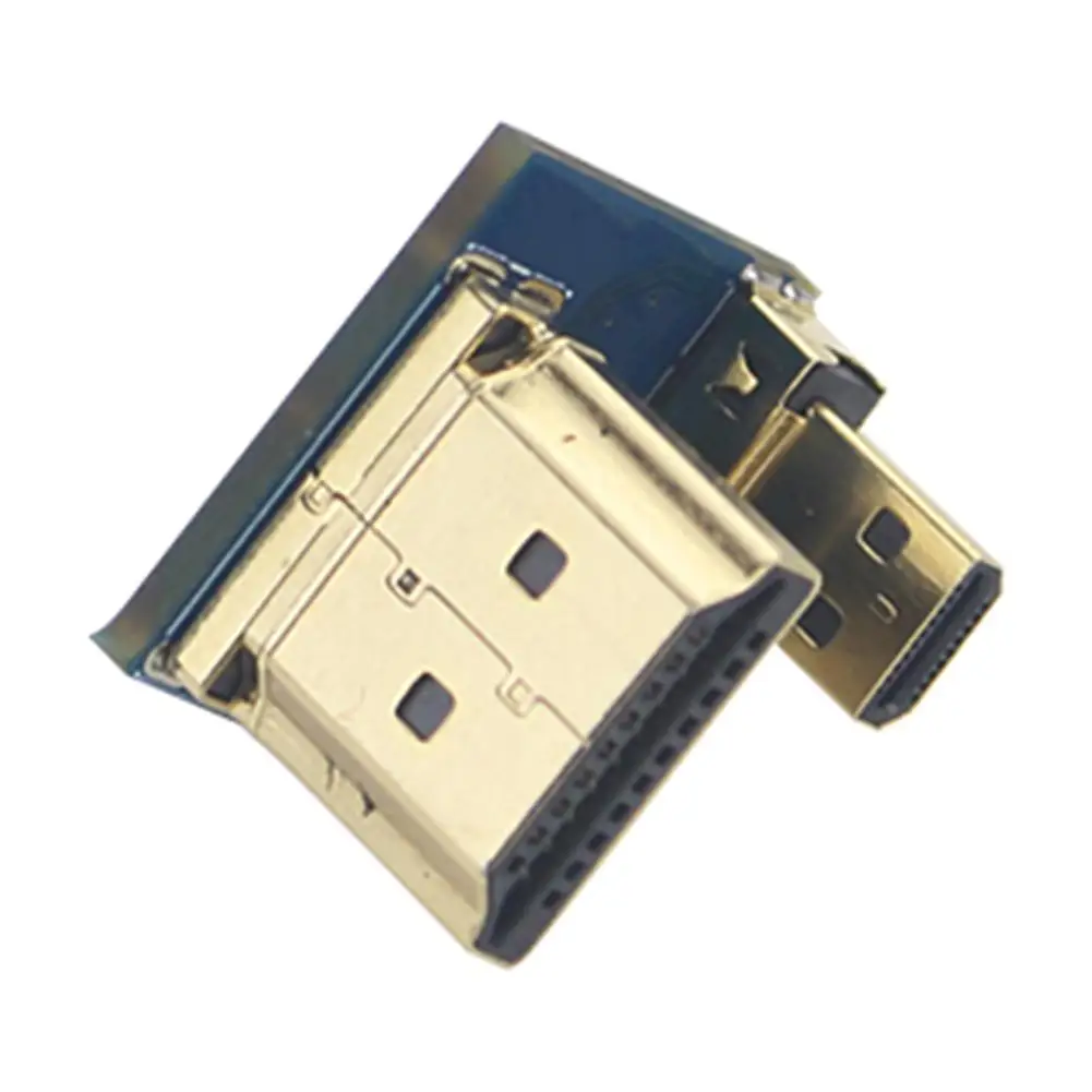Micro HDMI-compatible to Converter for Raspberry Pi 4B Gold Plated Display Screen Adapter Portable Output Connec | Компьютеры и офис