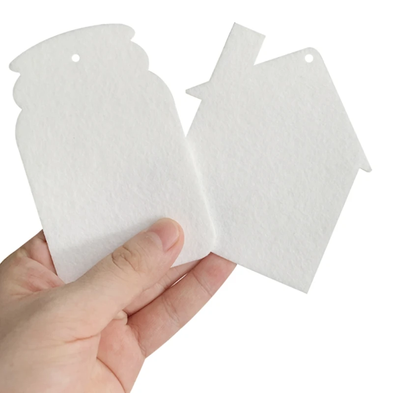 

Air Freshener Blank Diy Air Freshener Fragrance Sheet Blank Car Press Felt Polyester Cutting Blanks Y4QB