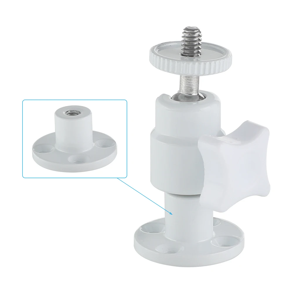 

Kayulin Photography Studio Video Wall Ceiling Table Mount White Color with 1/4"-20 Female Thread