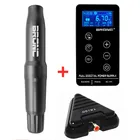 Оригинальная миниатюрная вращающаяся тату-машинка Bronc-V4 со швейцарским мотором, Мощный Тихий А, сенсорный экран, бронзовая, мощная, ножная, Pdal