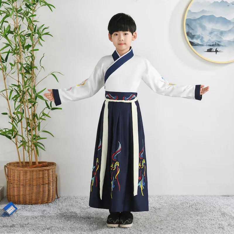 Hanfu Primary School Students Chinese Uniform Boys Girls Style Ancient Costume Children Performance |
