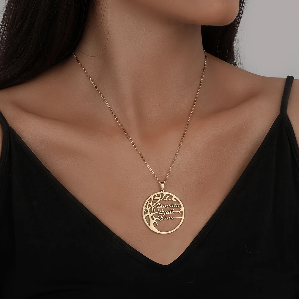 Оптовая продажа Прямая поставка ожерелье NEULRY с персонализированным деревом