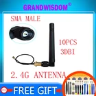 Антенна wi-fi 2,4 ГГц pbx 3dbi SMA Male, антенна wi-fi 2,4 ГГц