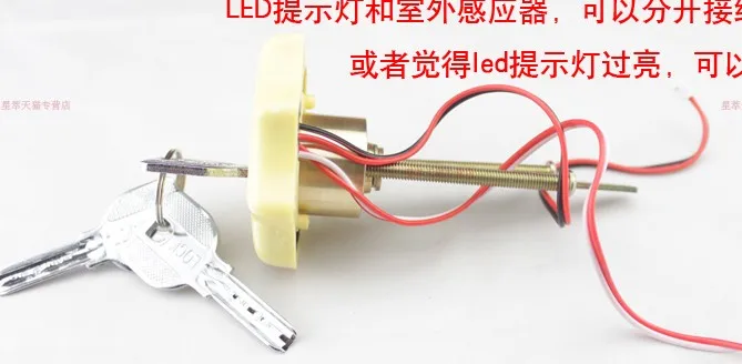 DIY внутренний и внешний ключ(RFID), чтобы открыть дверь RFID замок система контроля доступа+ 10 карт