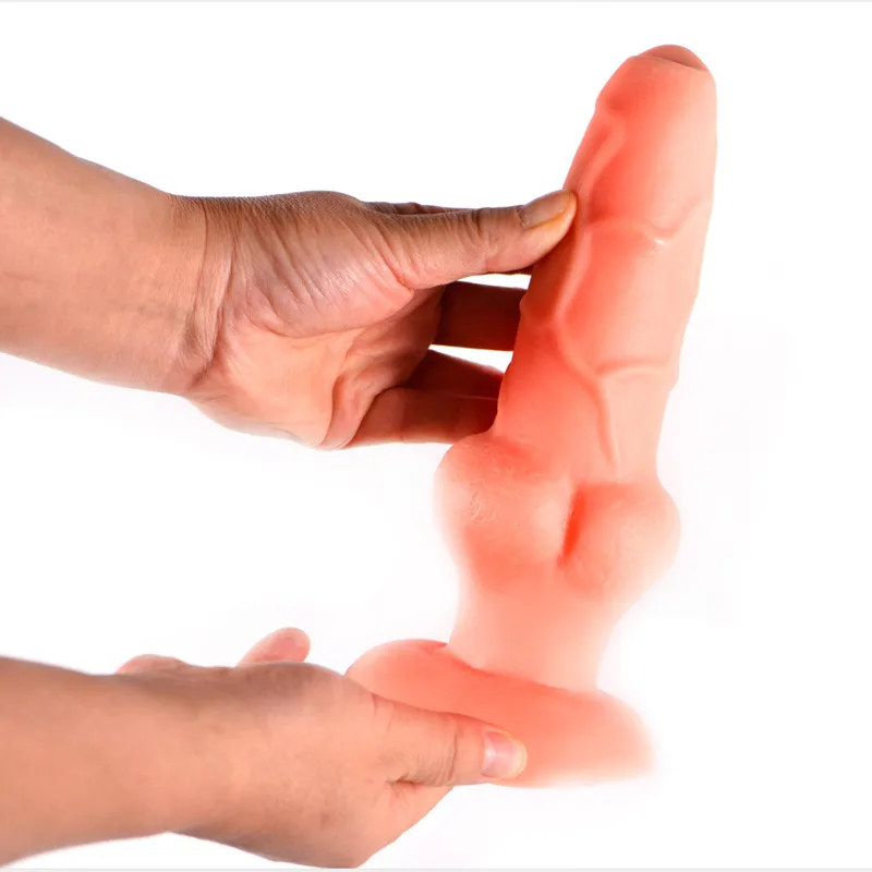 Новое поступление фаллоимитатор собаки животных с присоской пенис волка Большой