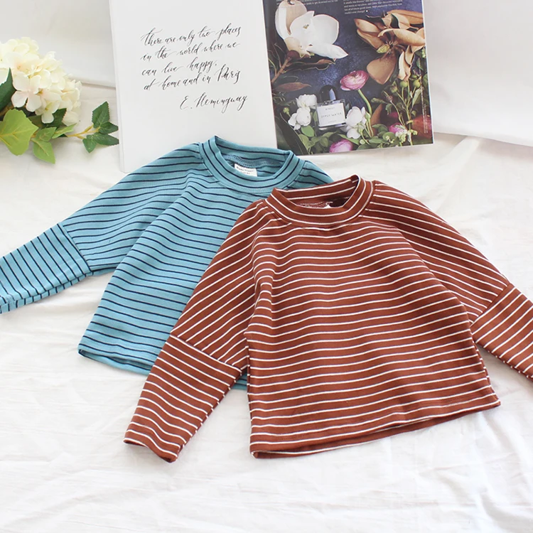 Новая футболка для новорожденных хлопковая одежда осенне-зимнее нижнее белье